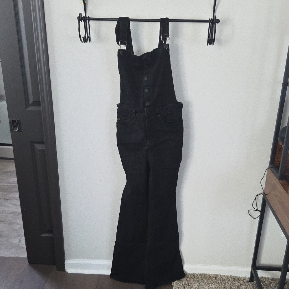 Judy Blue Women's Black Denim Overalls